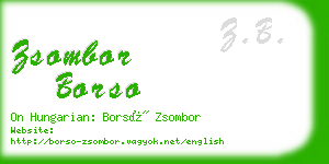 zsombor borso business card